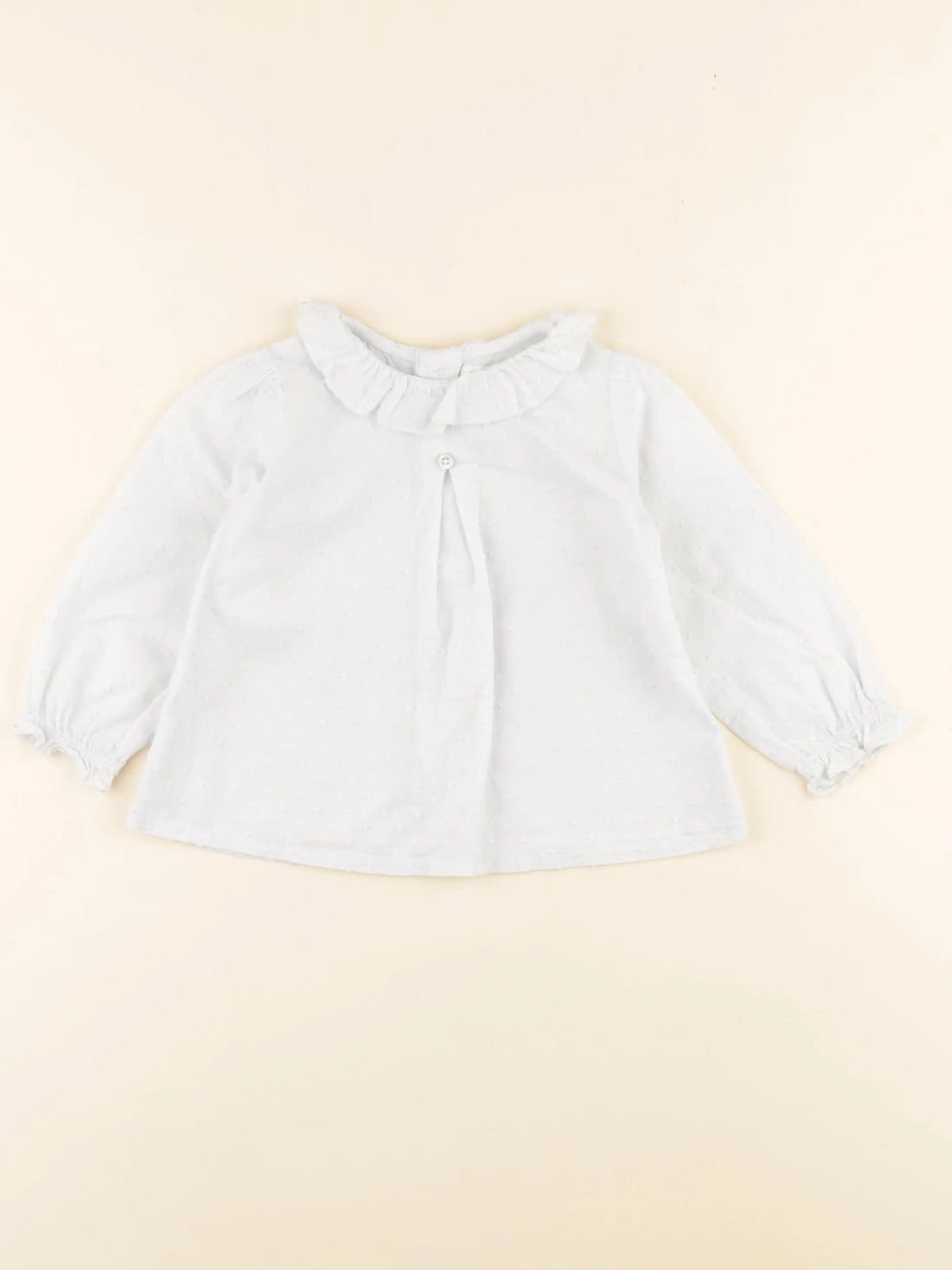 Lola Palacios - blouse bleu - 18 mois