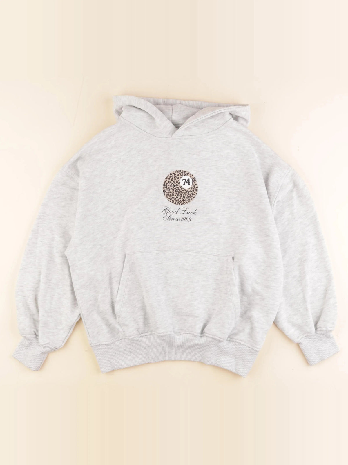 Zara - sweat imprimé au dos gris - 11/12 ans