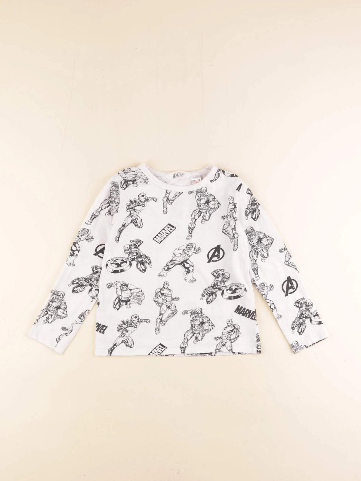H&M - tee-shirt blanc - 5/6 ans