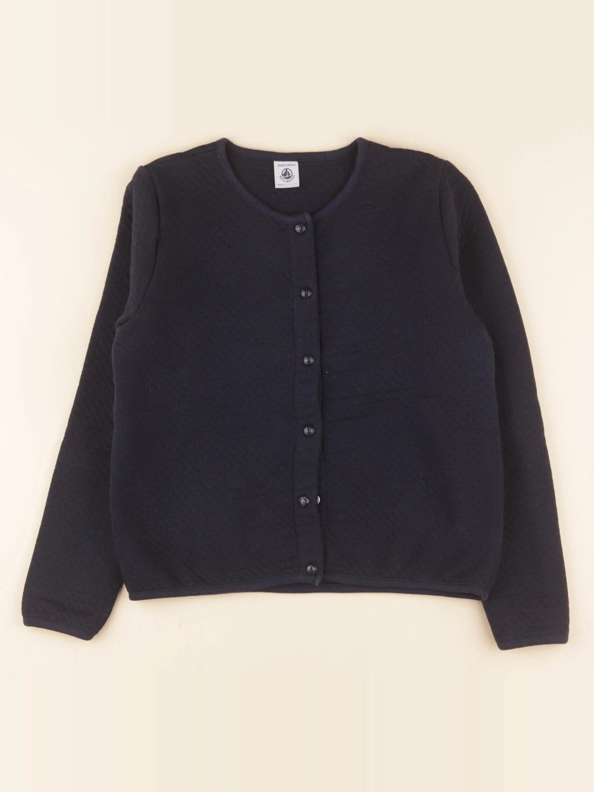Petit Bateau - sweat bleu - 10 ans