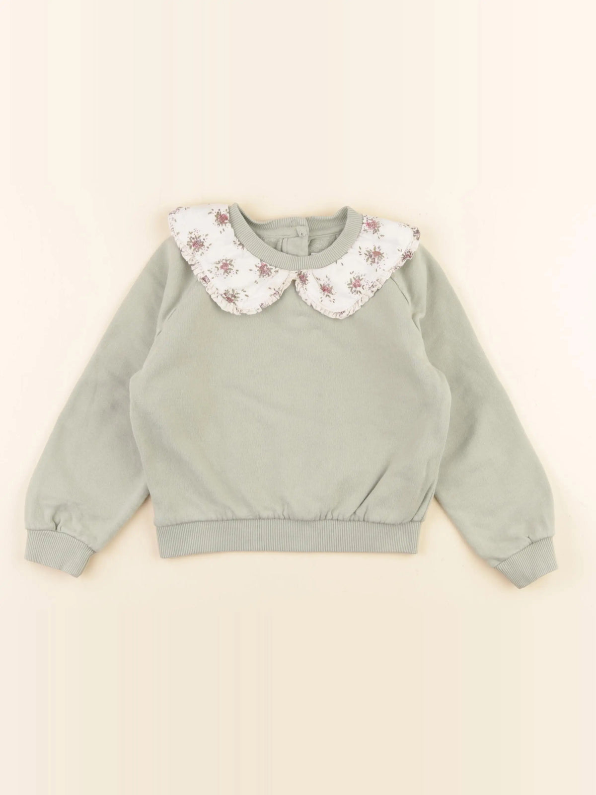 Vertbaudet - sweat vert - 4 ans