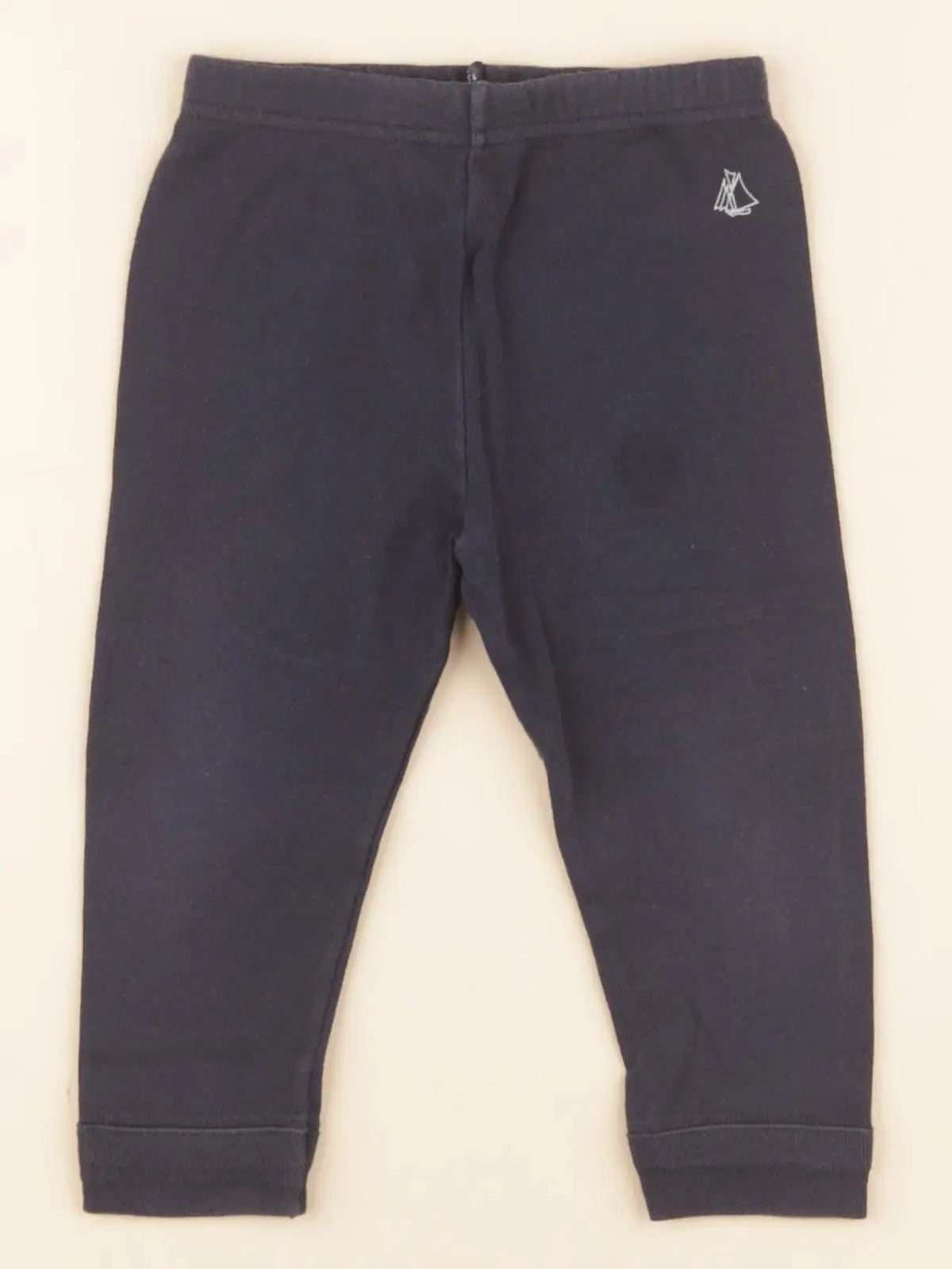 Petit Bateau - legging bleu - 12 mois