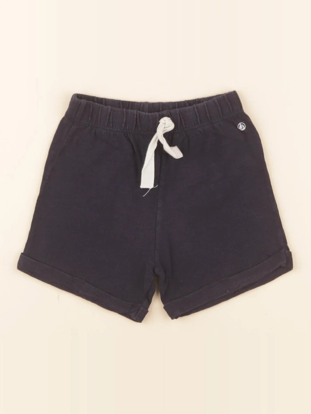 Petit Bateau - short bleu - 18 mois