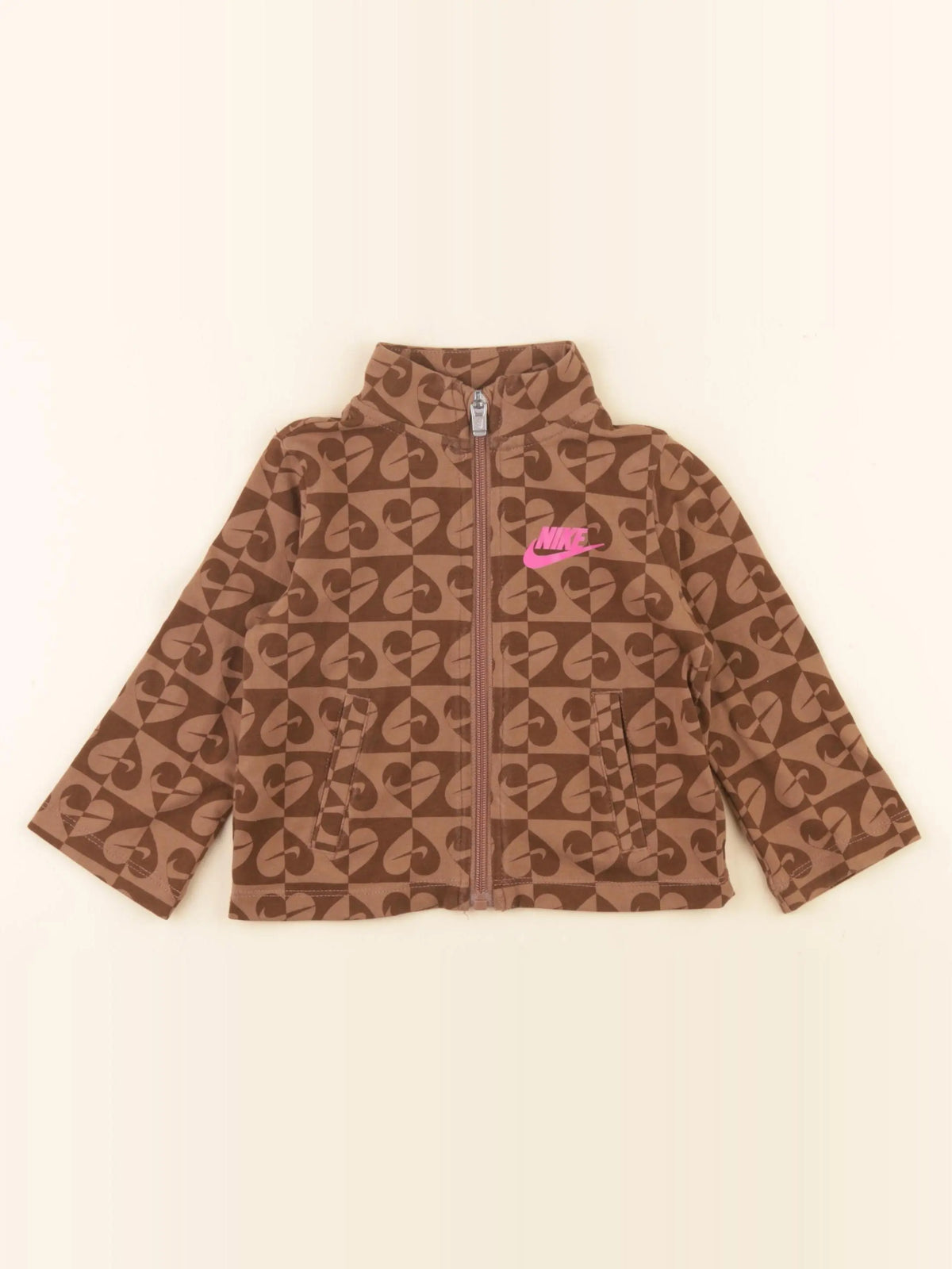 Nike - sweat marron - 18 mois