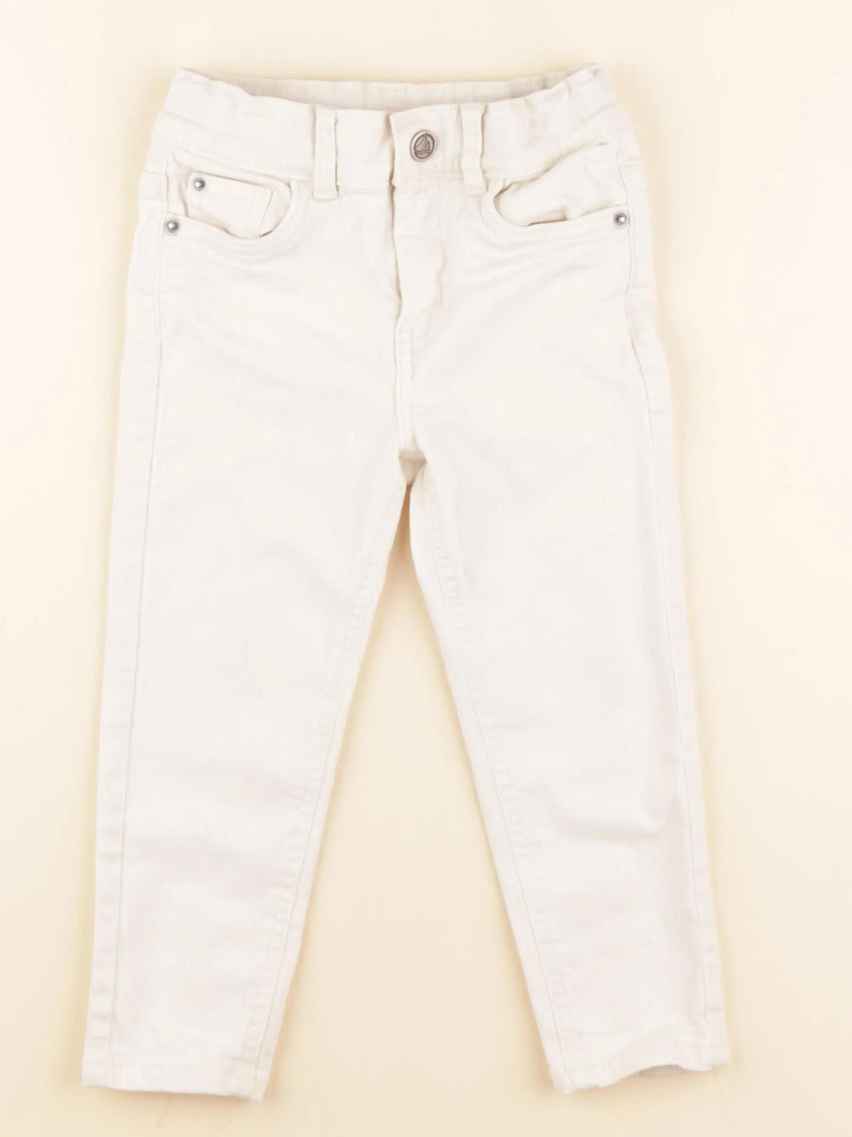Petit Bateau - jean beige - 3 ans