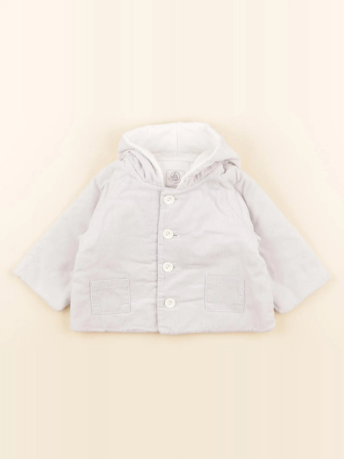 Petit Bateau - gilet gris - 3 mois