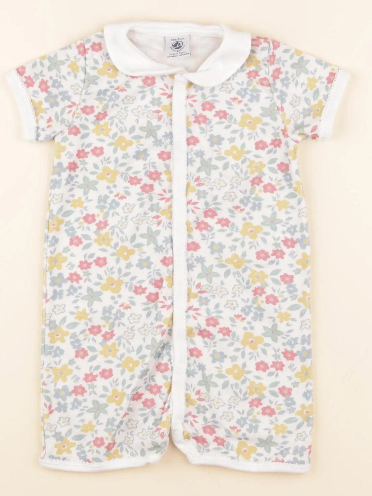 Petit Bateau - pyjama coton multicolore - 18 mois