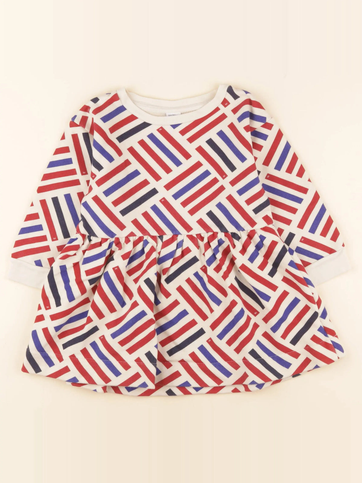 Petit Bateau - robe multicolore - 4 ans