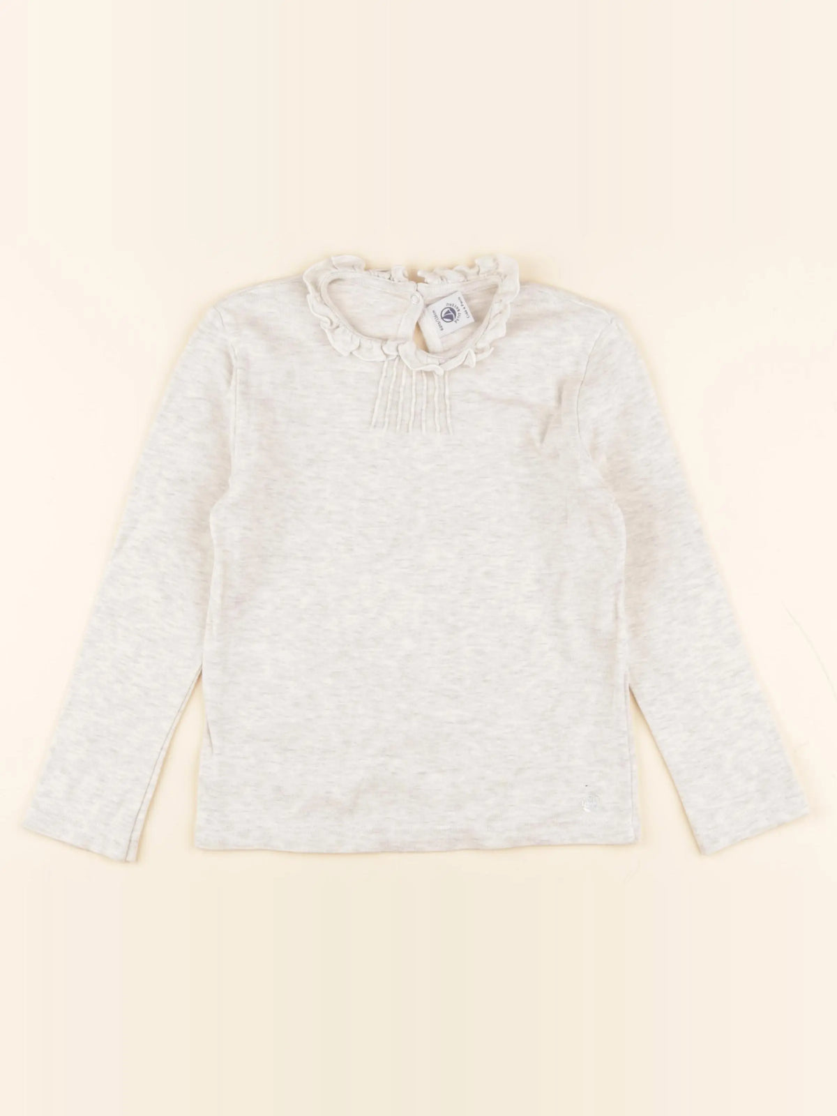 Petit Bateau - tee-shirt gris - 6 ans