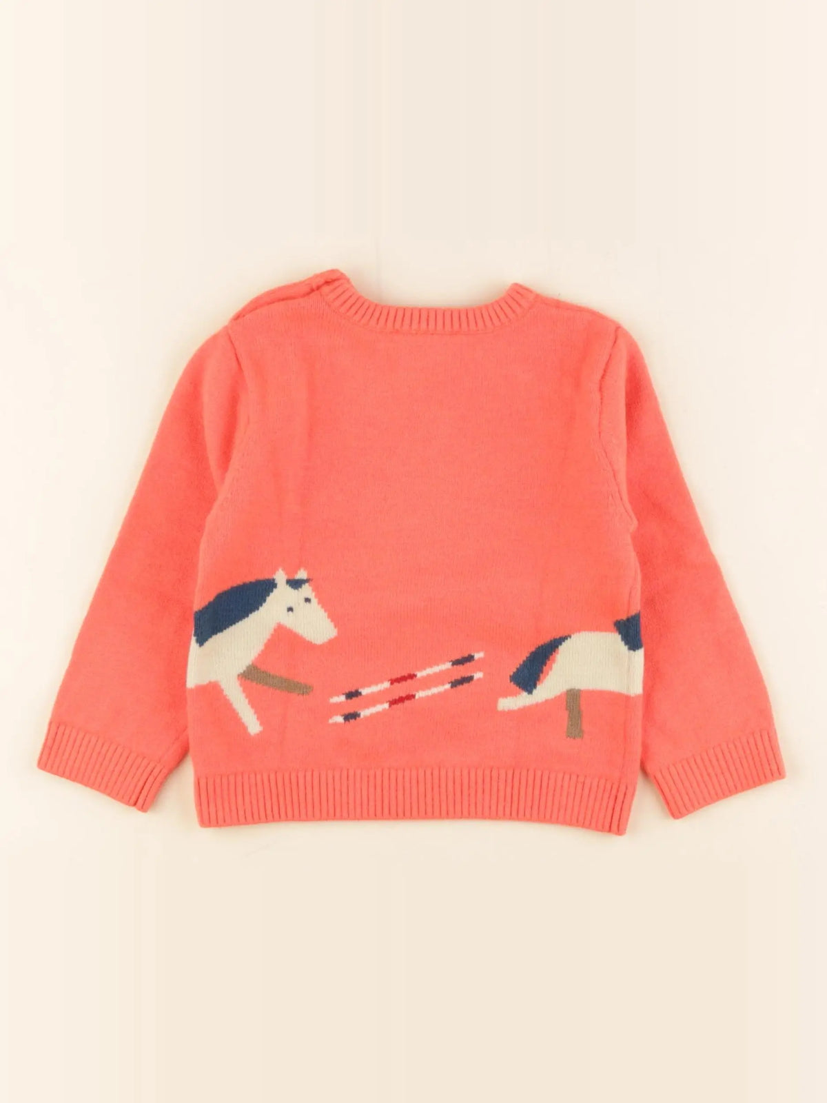 Jacadi - pull orange - 18 mois