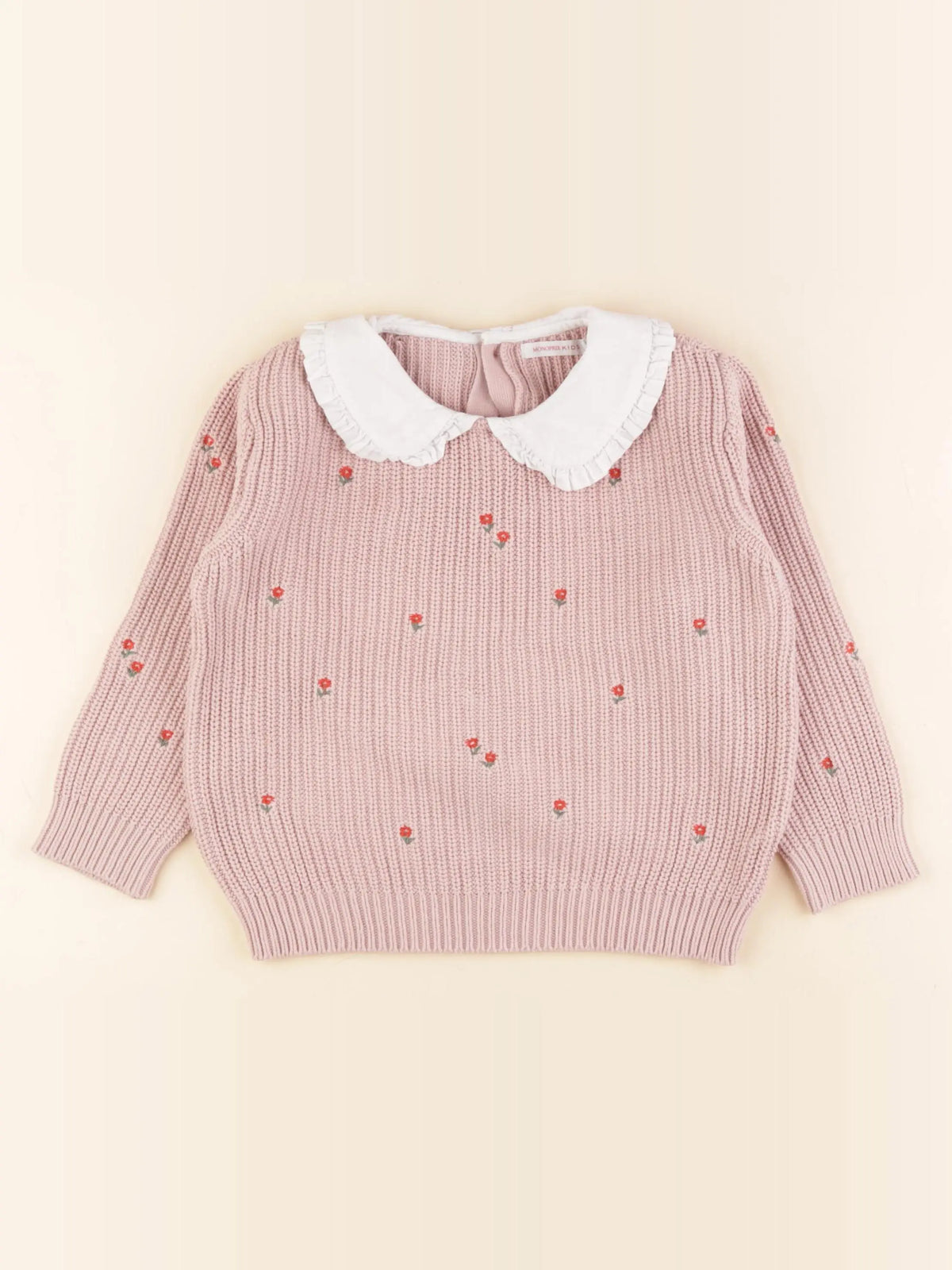 Monoprix - pull rose - 5 ans