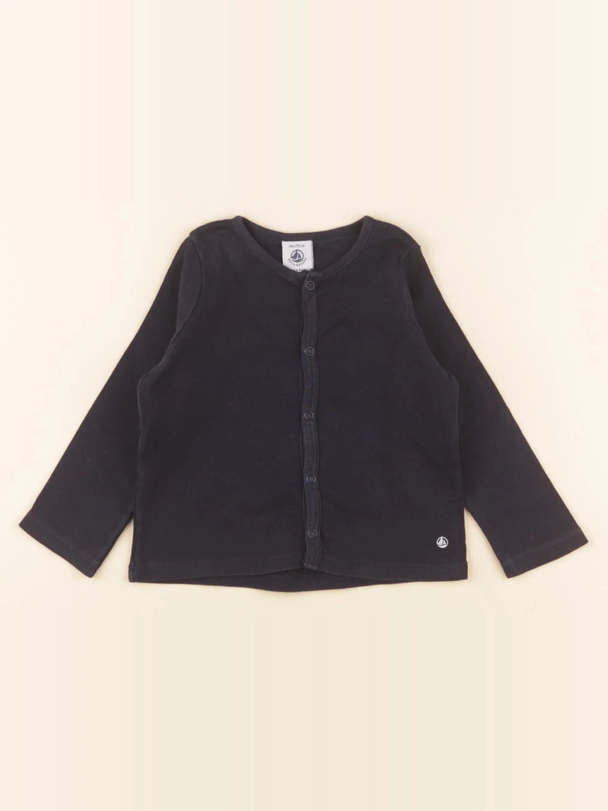Petit Bateau - tee-shirt bleu - 18 mois