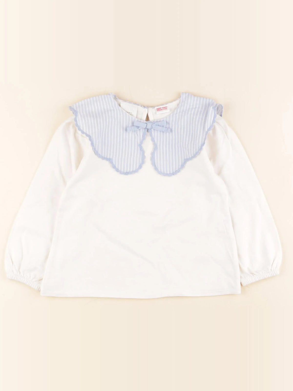 Zara - tee-shirt blanc - 2 ans