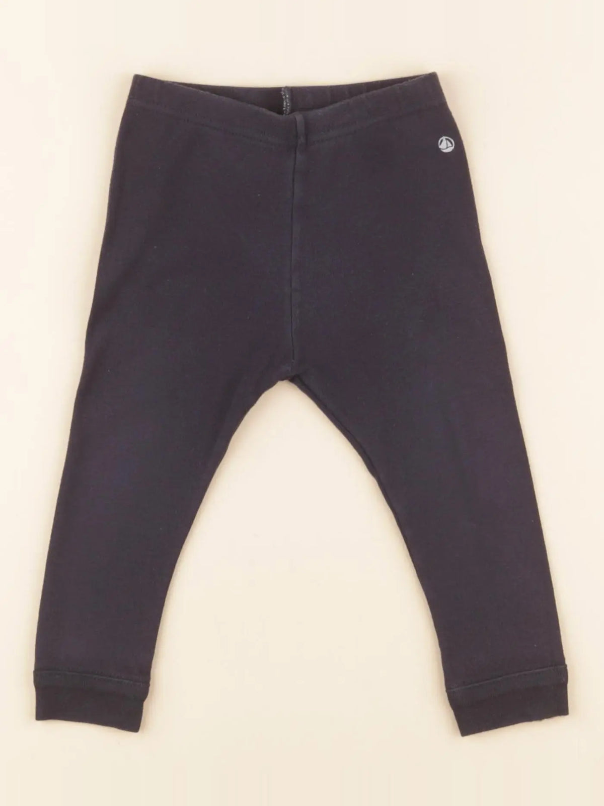 Petit Bateau - legging bleu - 12 mois