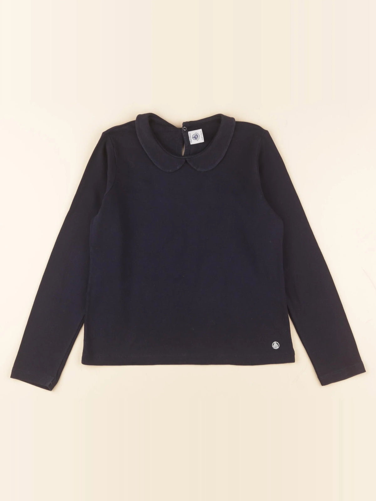 Petit Bateau - tee-shirt bleu - 10 ans