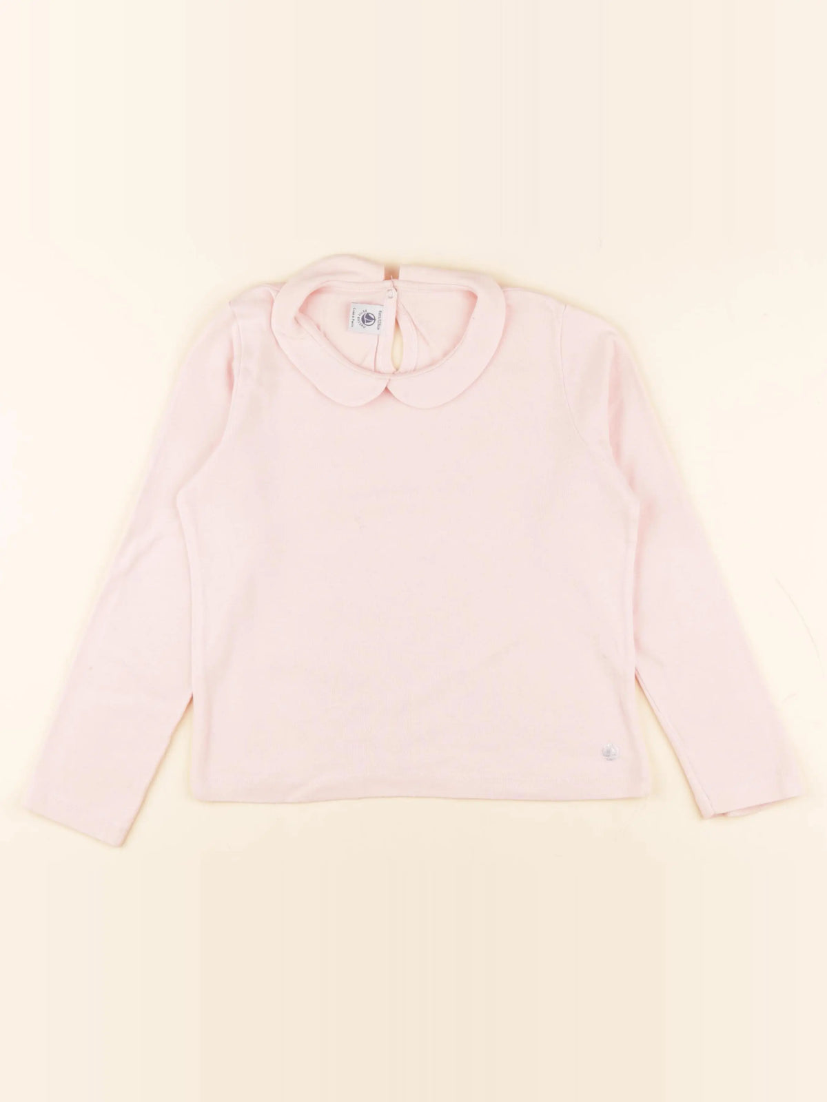 Petit Bateau - tee-shirt rose - 8 ans