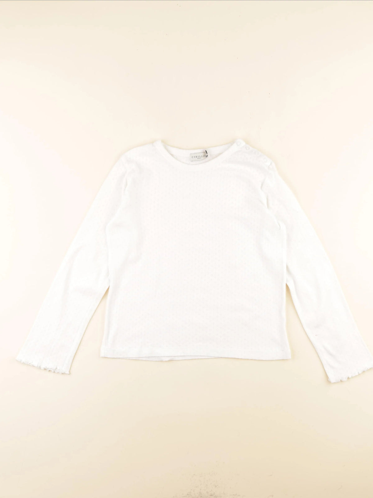 Cyrillus - tee-shirt blanc - 10 ans