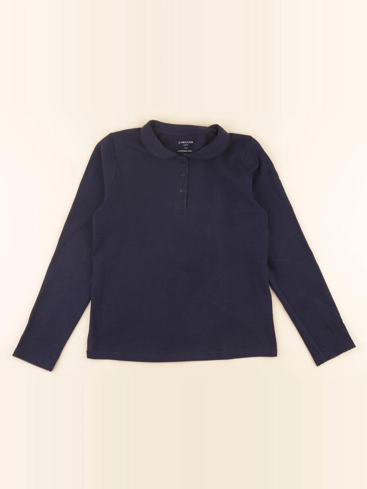 Cyrillus - polo bleu - 10 ans