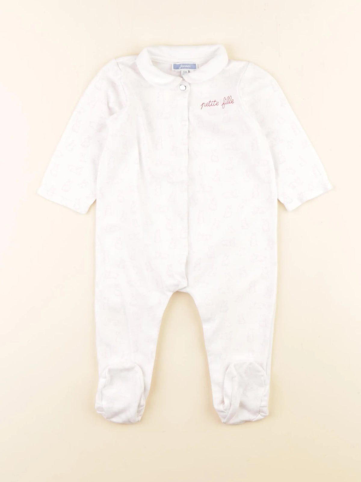Jacadi - pyjama coton multicolore - 12 mois