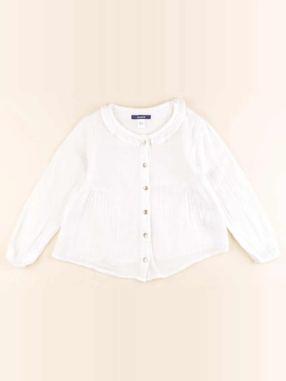 Okaidi - blouse blanc - 3 ans