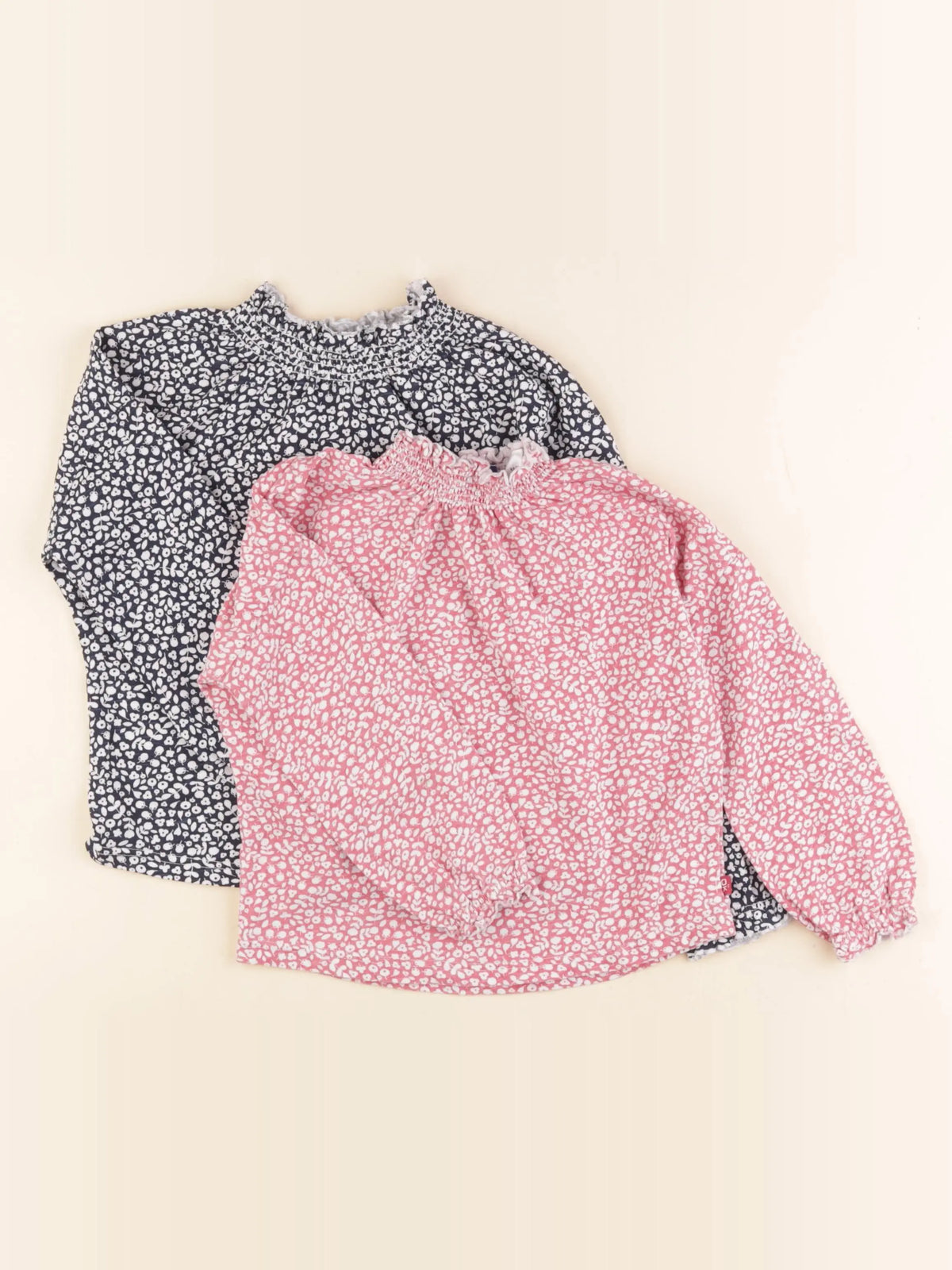 Okaidi - lot de 2 tee-shirts rose - 5 ans