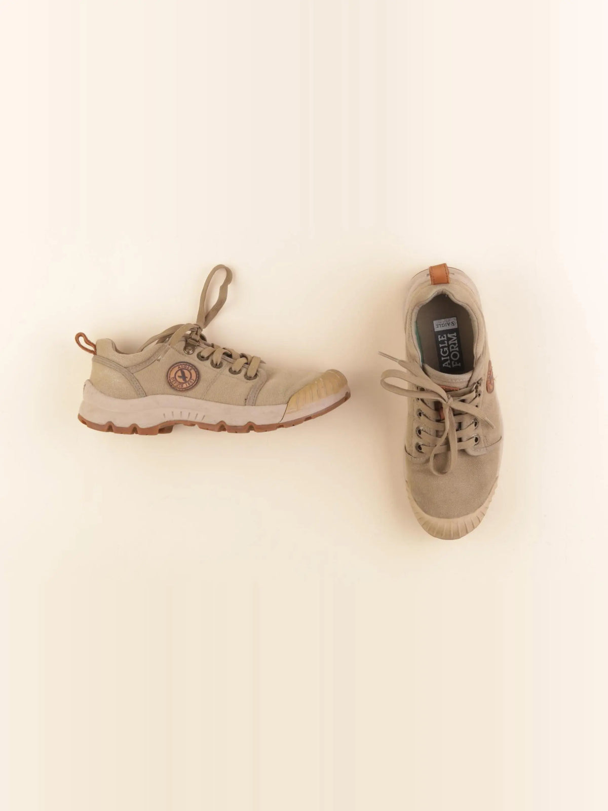 Aigle - baskets marron, beige - pointure 35
