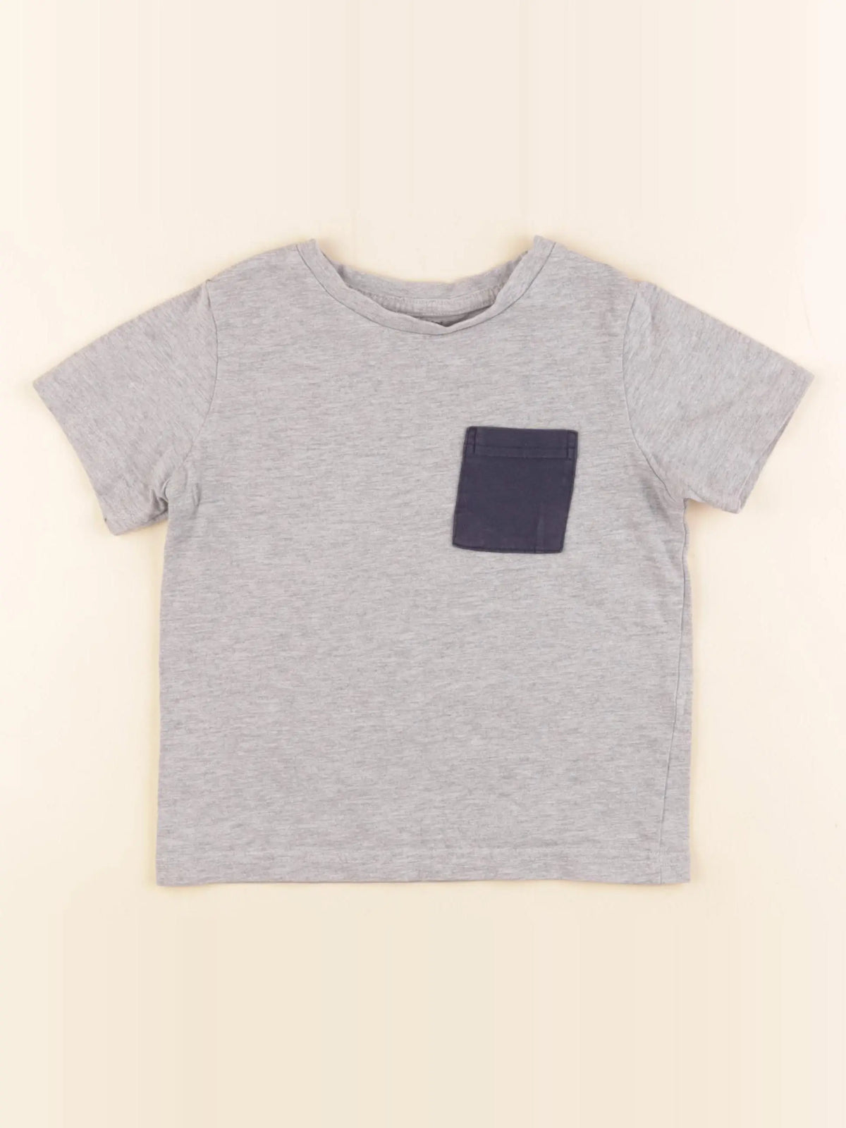 Vertbaudet - tee-shirt gris - 5 ans