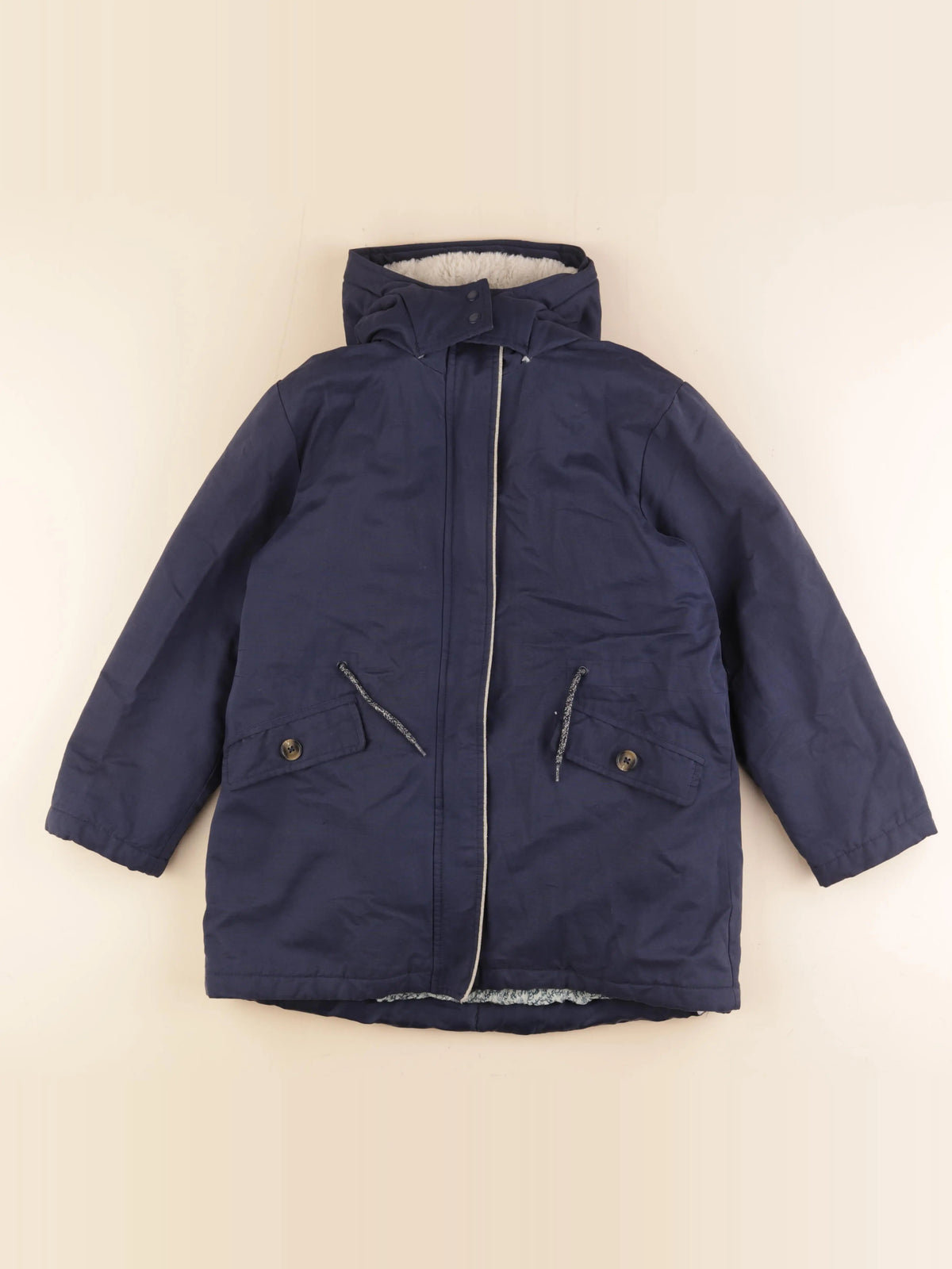 Vertbaudet - parka bleu - 12 ans