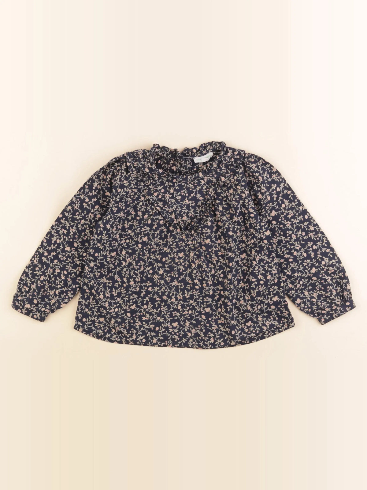Vertbaudet - blouse bleu - 3 ans