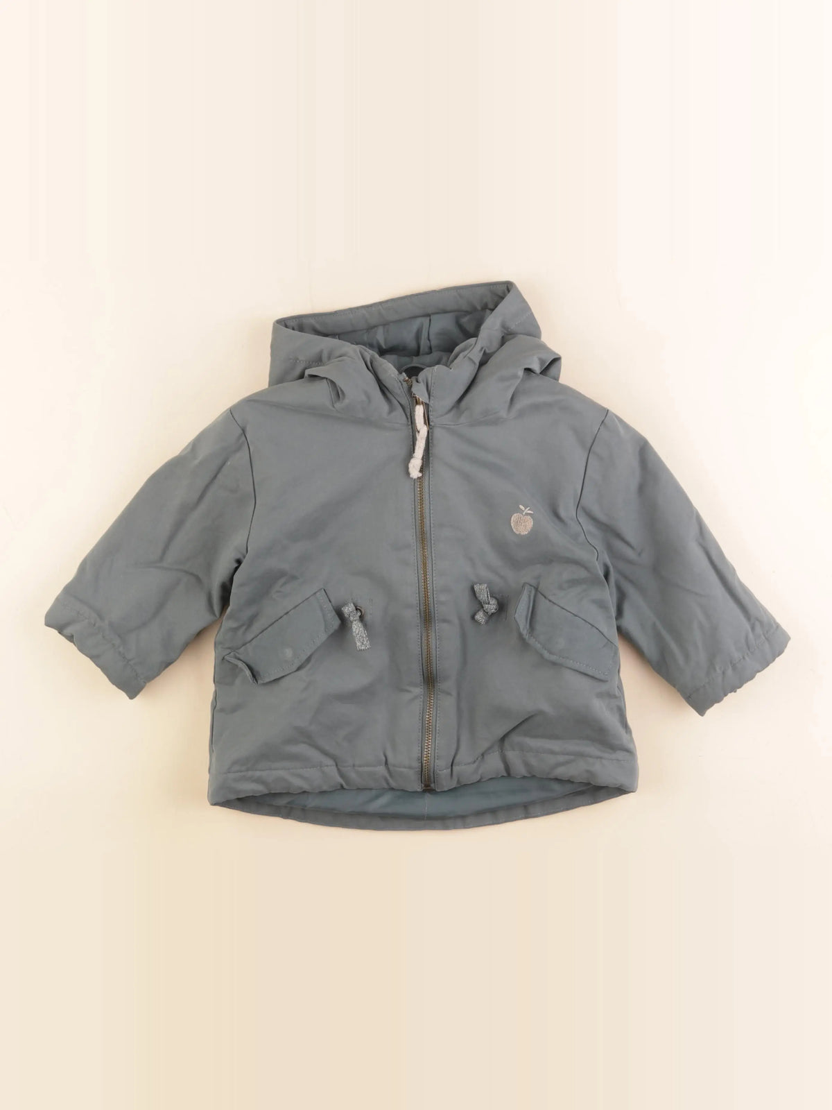 Vertbaudet - parka doublure manquante vert - 2 ans