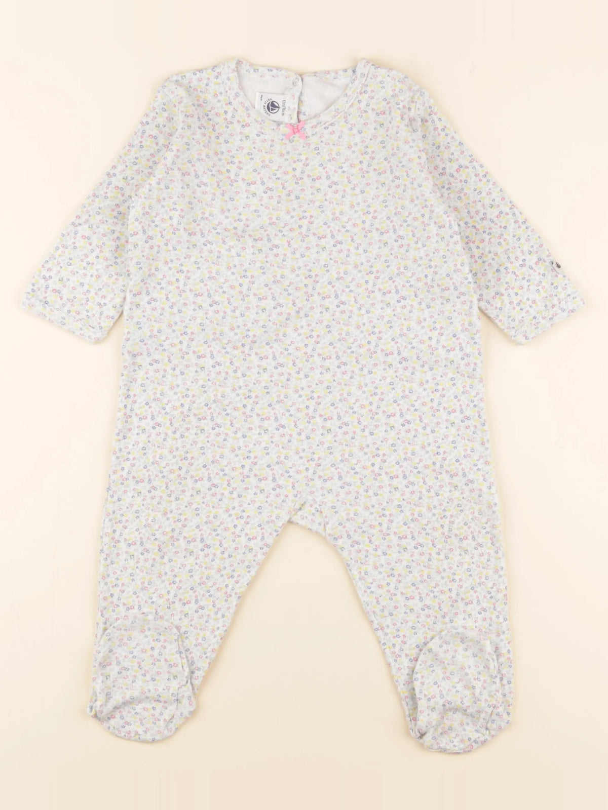 Petit Bateau - pyjama coton multicolore - 12 mois