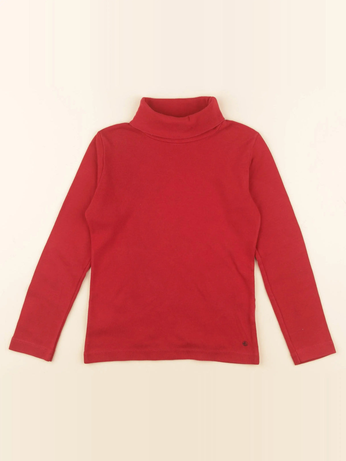 Petit Bateau - sous-pull rouge - 6 ans