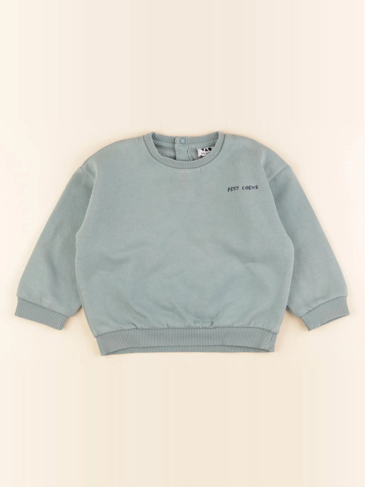 Tape à l'oeil - sweat bleu - 2 ans