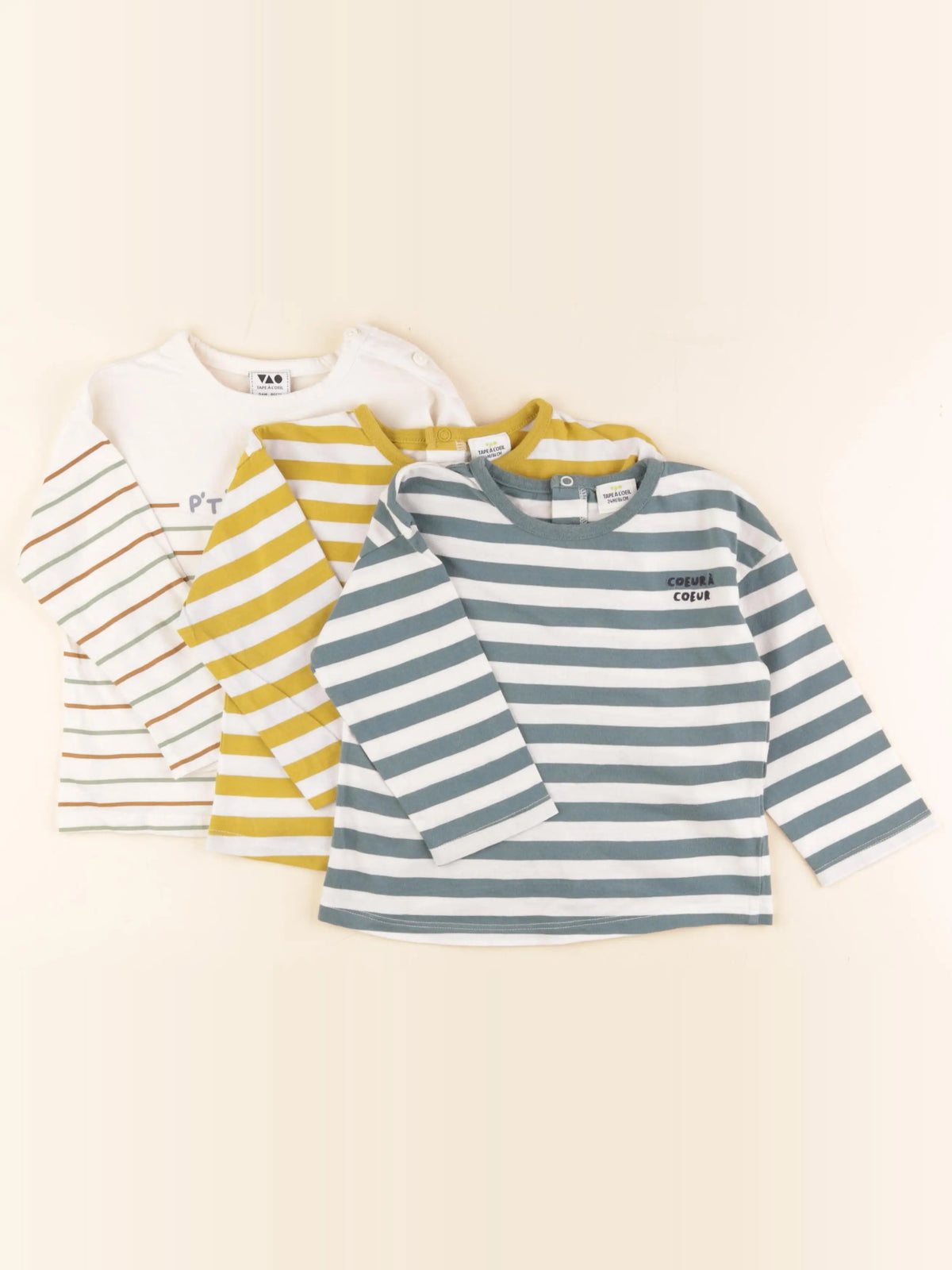 Tape à l'oeil - lot de 3 tee-shirts multicolore - 2 ans