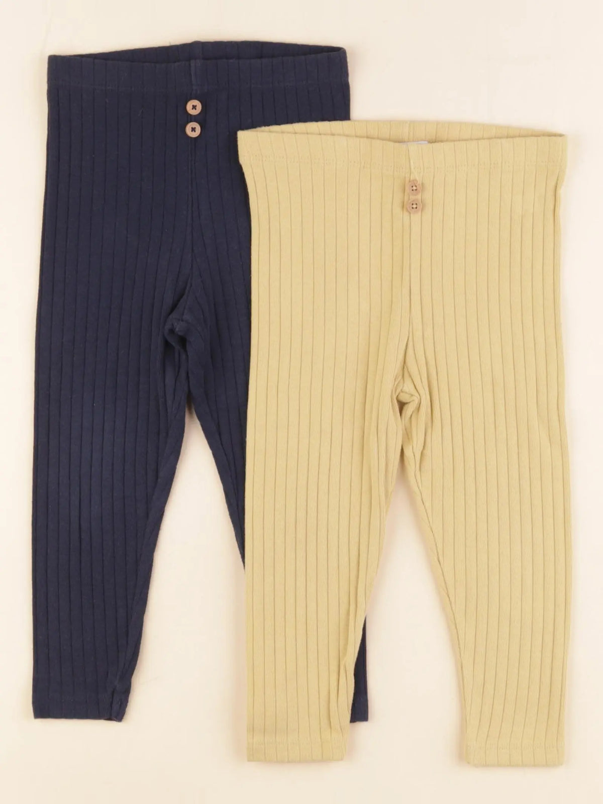 Tape à l'oeil - lot de 2 leggings jaune - 2 ans