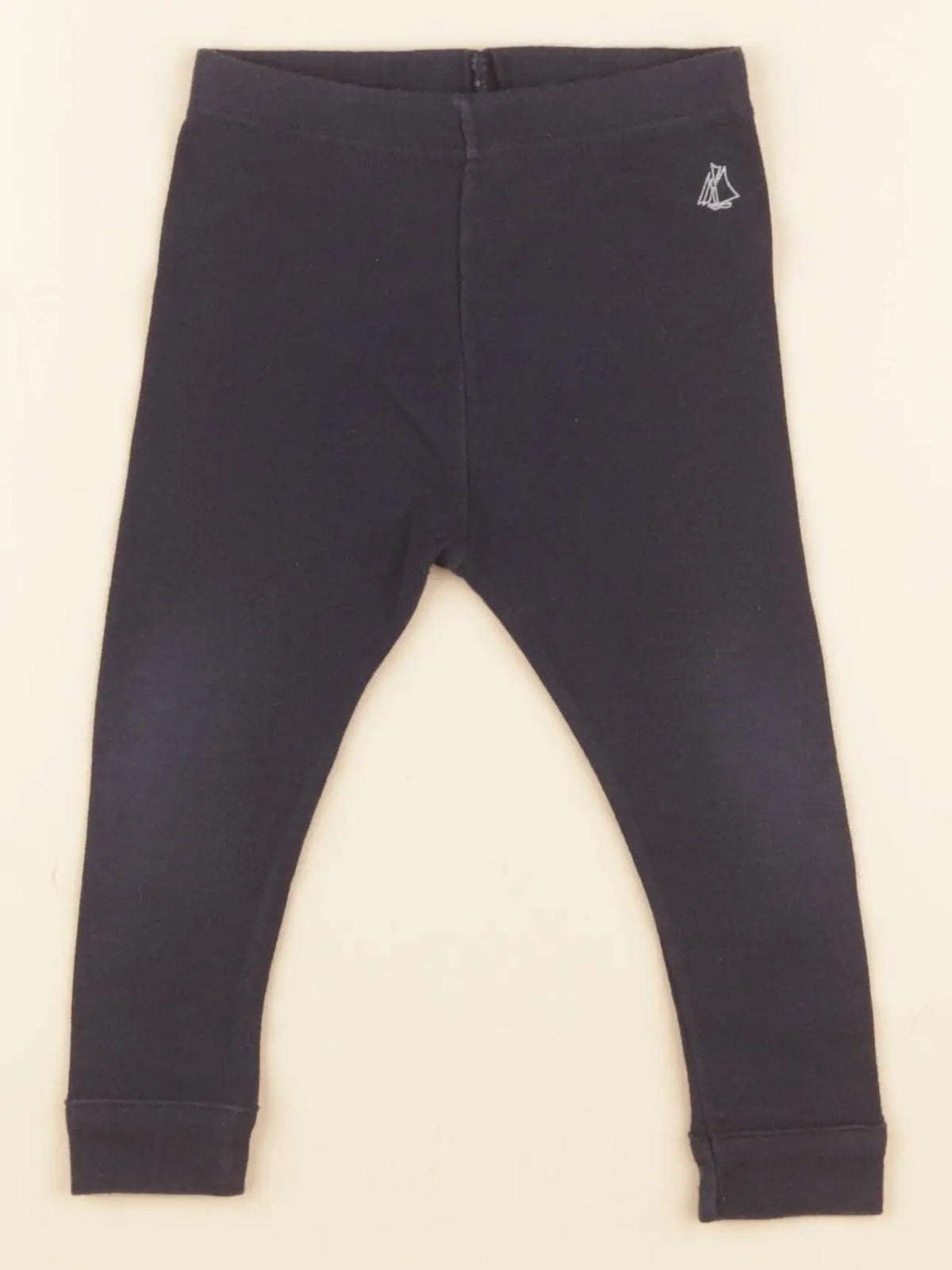 Petit Bateau - legging bleu - 12 mois