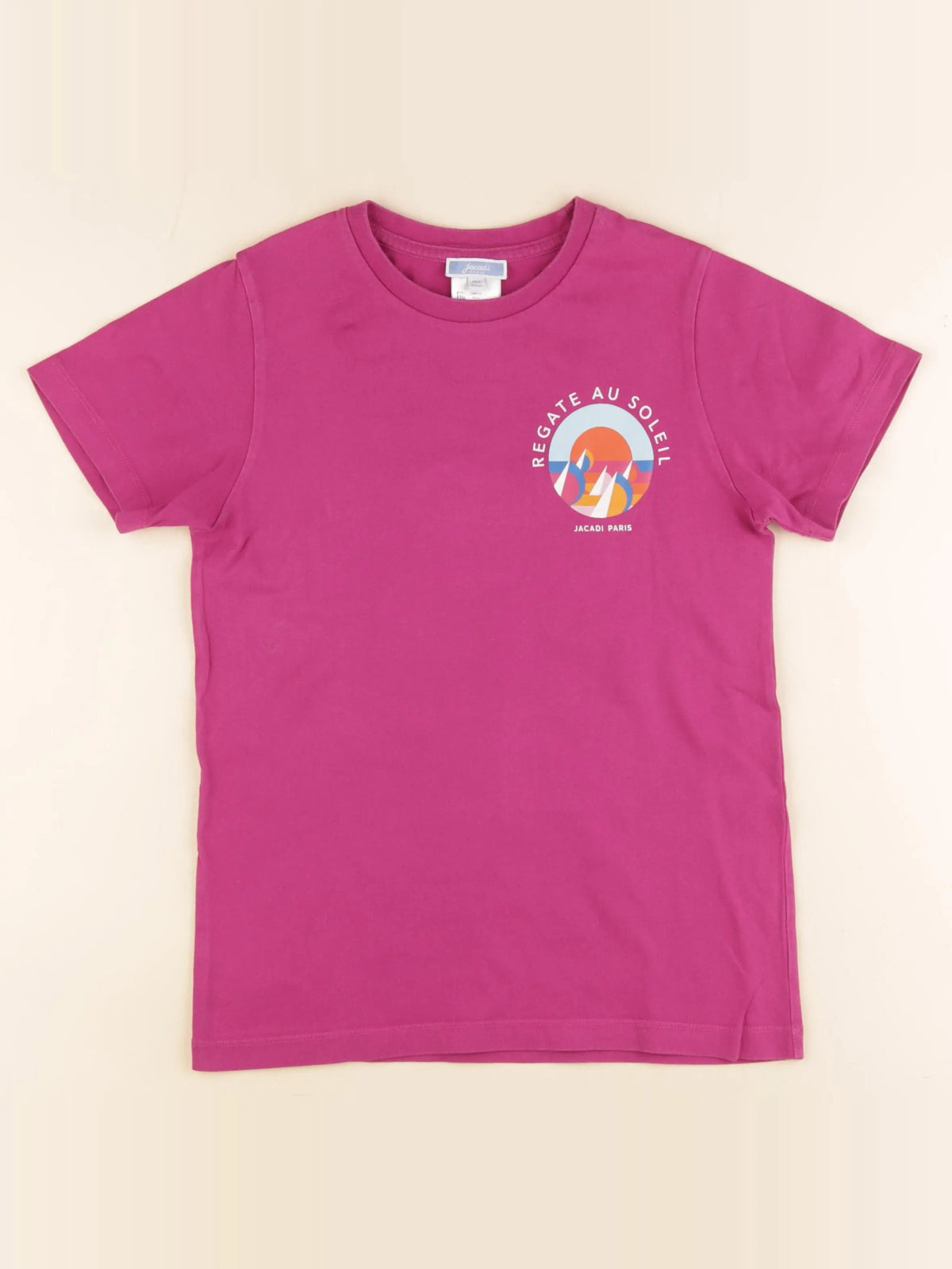Jacadi - tee-shirt imprimé au dos rose - 10 ans