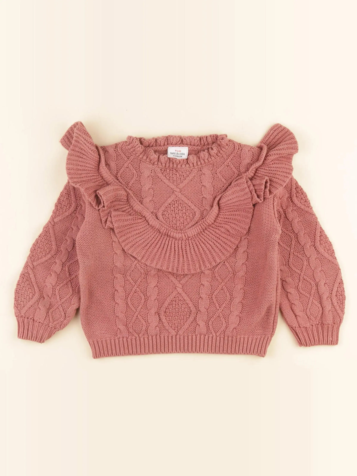 Tape à l'oeil - pull rose - 2 ans