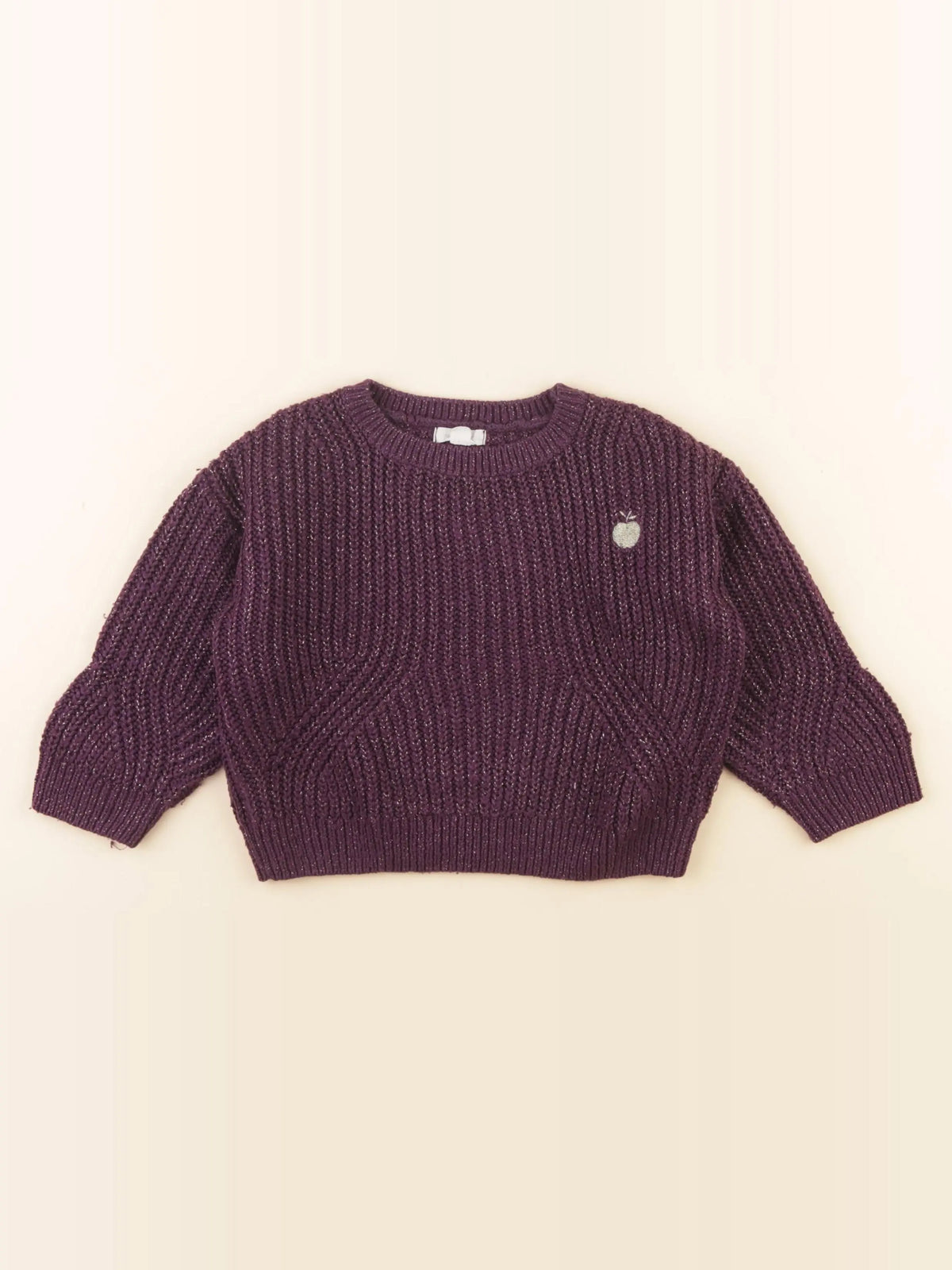 Vertbaudet - pull violet - 3 ans