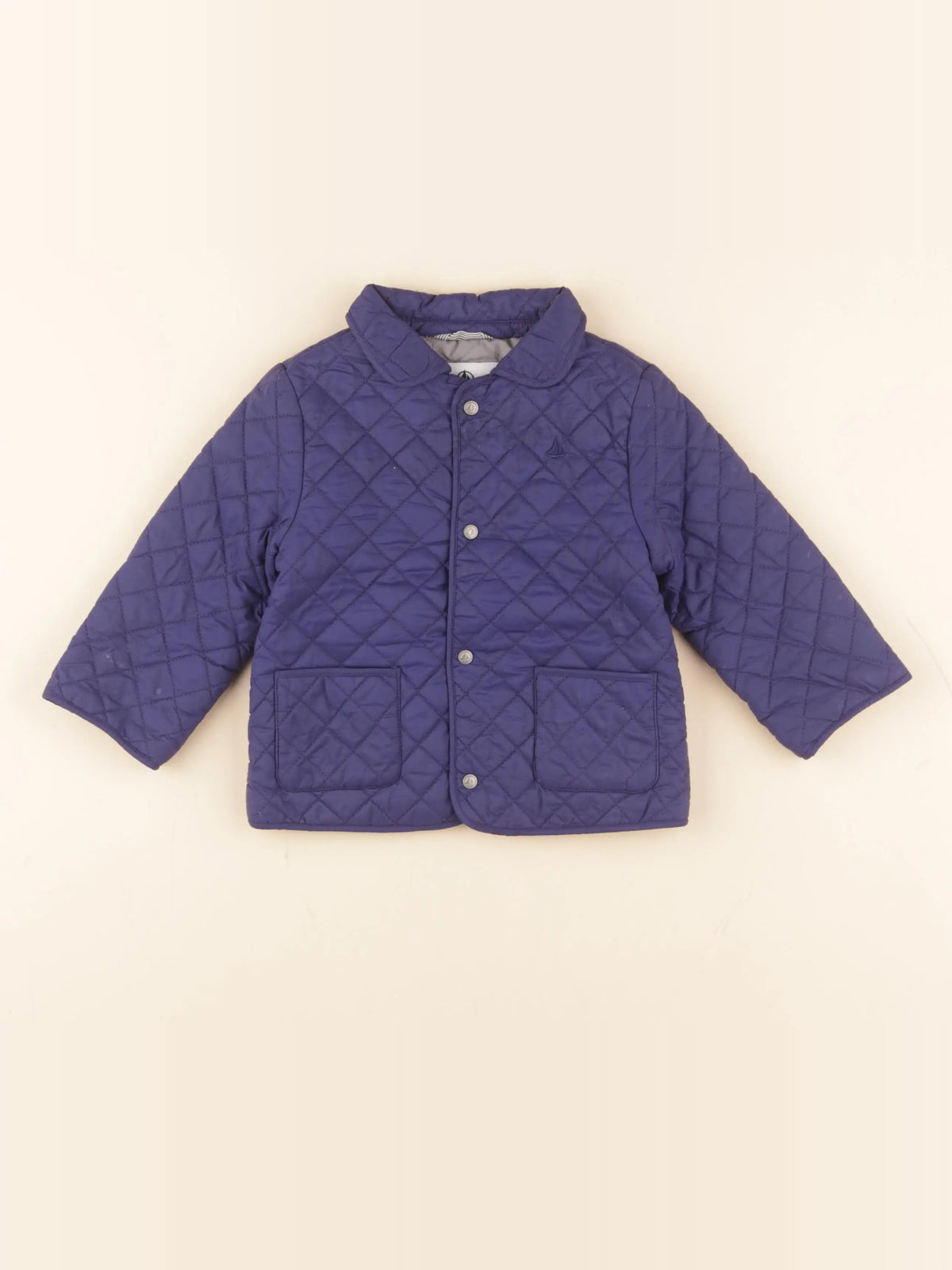 Petit Bateau - veste bleu - 18 mois