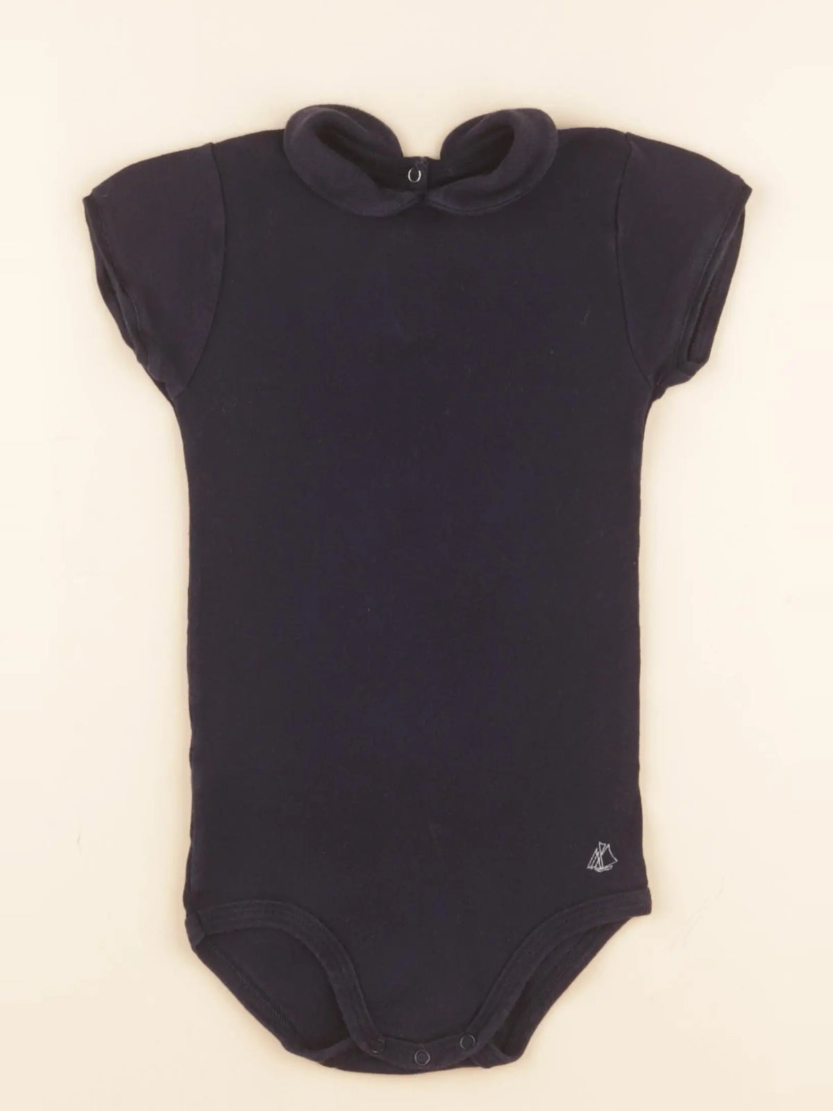 Petit Bateau - body à col bleu - 36 mois