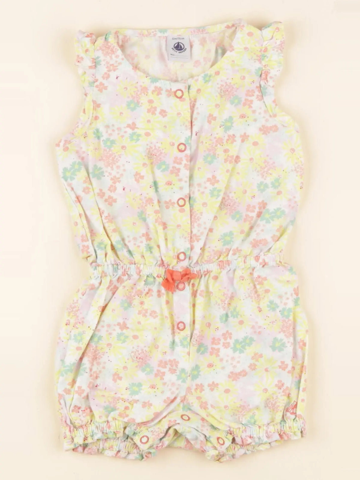 Petit Bateau - combinaison multicolore - 12 mois