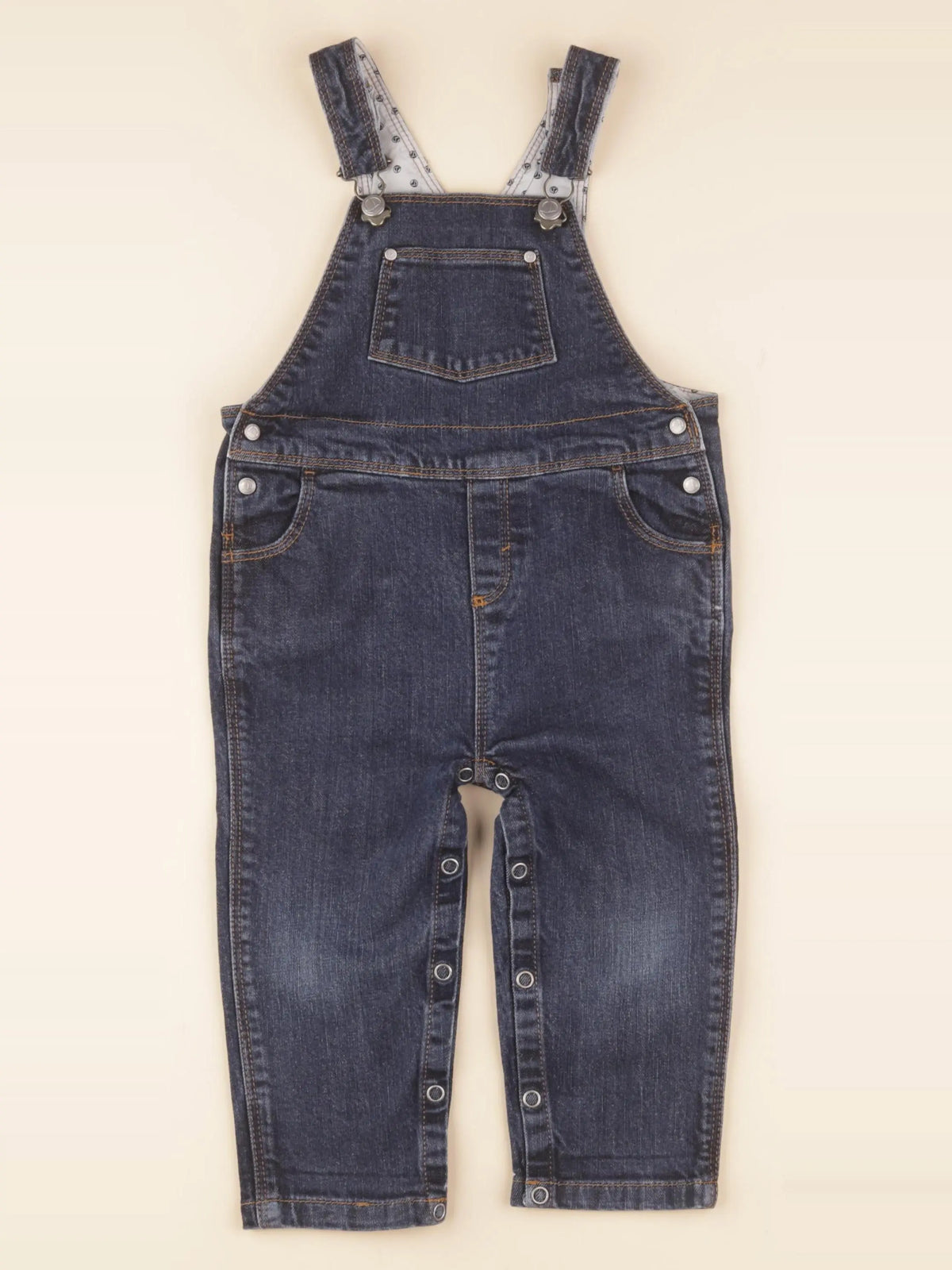 Petit Bateau - salopette bleu - 18 mois