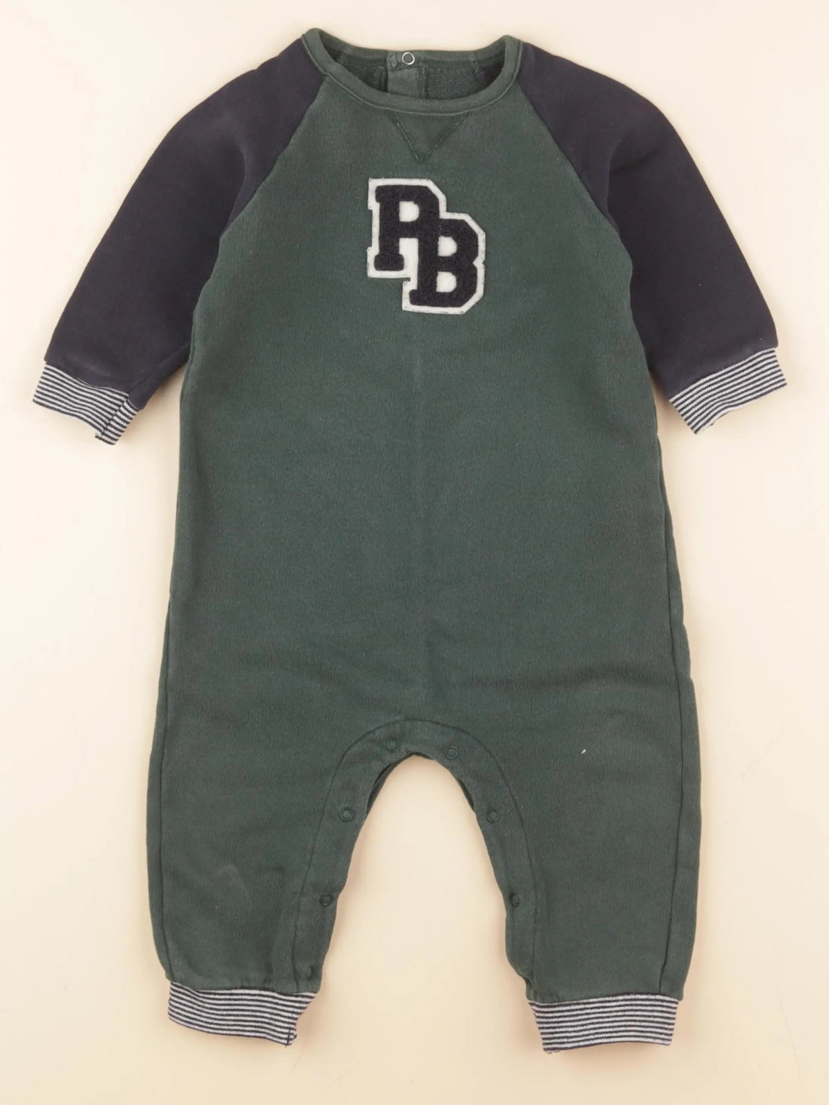 Petit Bateau - combinaison vert - 18 mois