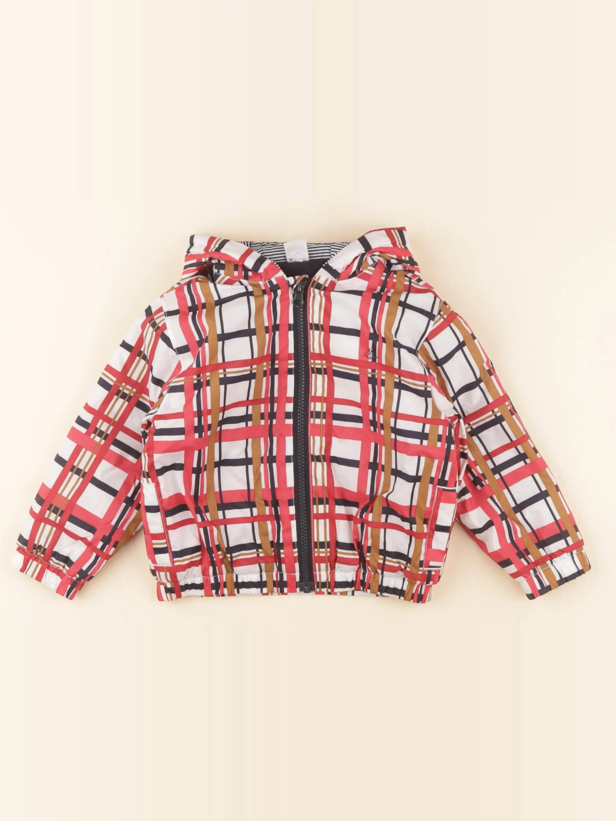 Petit Bateau - imperméable multicolore - 3 ans
