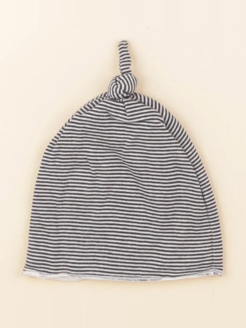 Petit Bateau - bonnet blanc, bleu - 3 mois