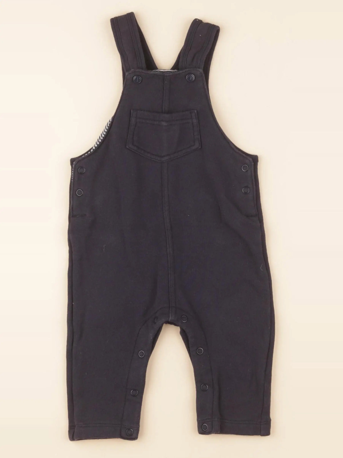 Petit Bateau - salopette bleu - 6 mois