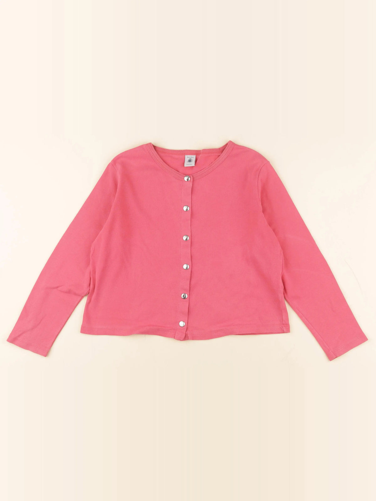 Petit Bateau - tee-shirt rose - 8 ans