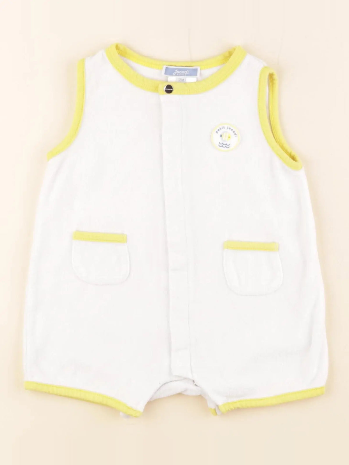 Jacadi - combinaison blanc - 12 mois