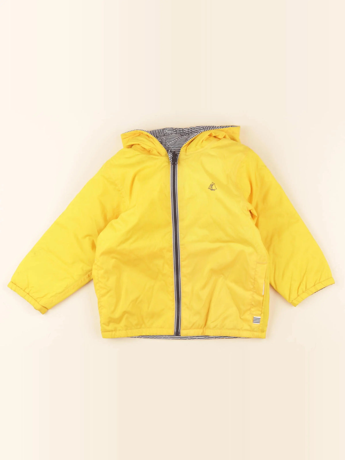 Petit Bateau - imperméable jaune - 24 mois